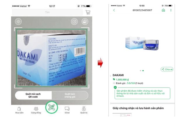 Phân biệt Kem Dakami thật giả