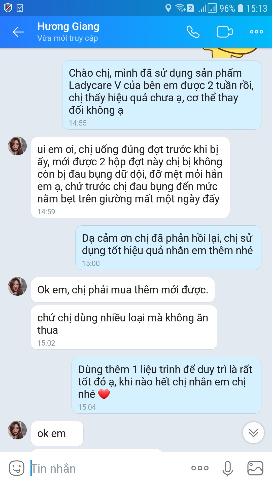phan-hoi-khach-hang-vien-thuoc-Ladycare-2 Phản hồ khách hàng Ladycare V