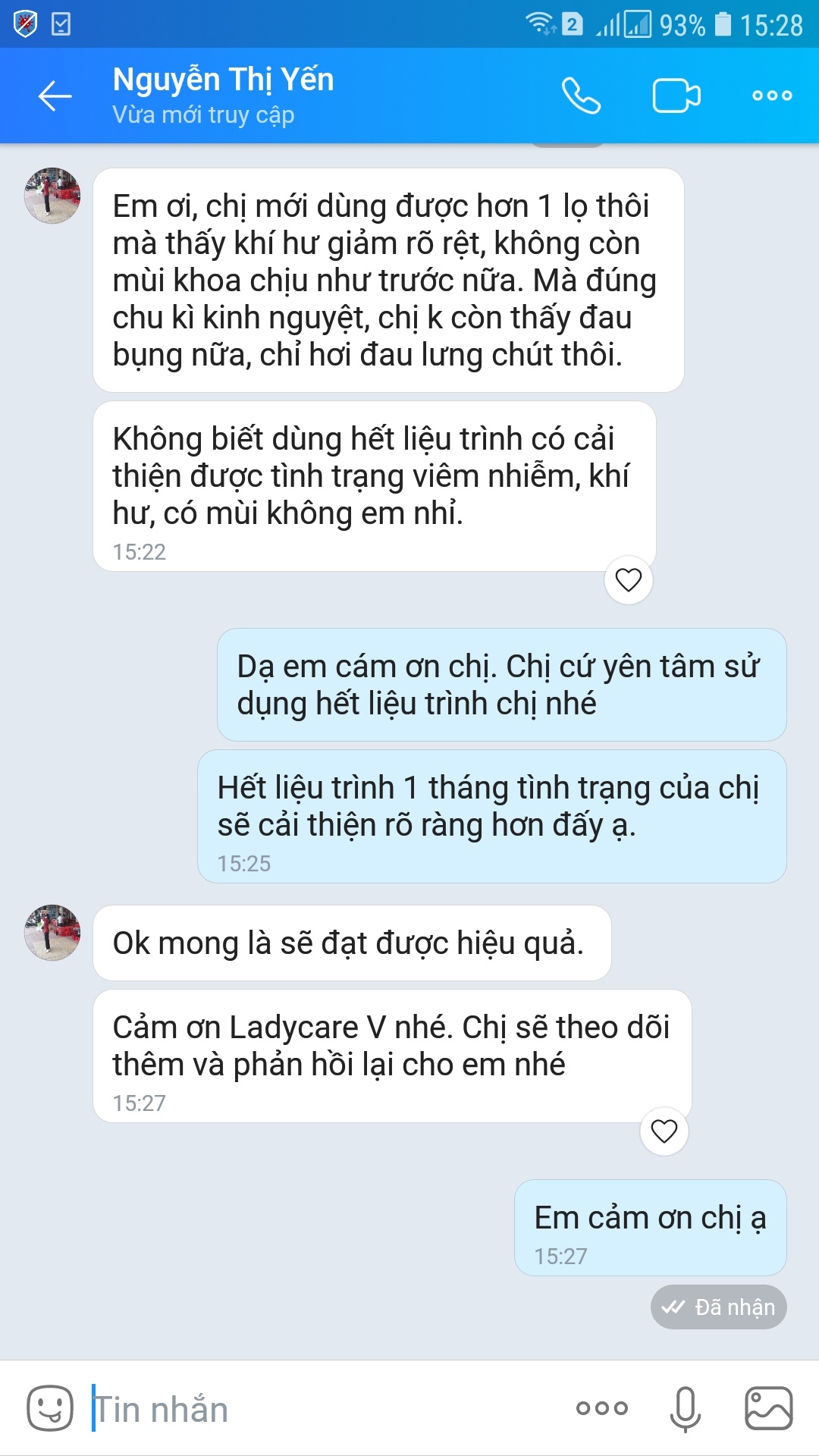 phan-hoi-khach-hang-vien-thuoc-Ladycare-4 Phản hồ khách hàng Ladycare V