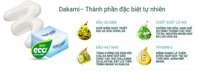 Thành phần Dakami